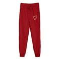 thumbnail image 3 of Dealovy Womens Sweatpants Fleece Sherpa Lined Pants with Pocket Thermal Leggings Winter Warm Joggers, 3 of 4