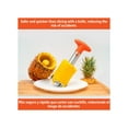 thumbnail image 6 of IMUSA Stainless Steel Pineapple Corer with Orange Handle, 6 of 9
