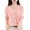 Pink, variant on Women's Sweater Round Neck Long Sleeve Button Front Cardigan Open Front Knit Lightweight Top Jacket for Casual Outfits