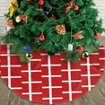 thumbnail image 3 of Danish Flag Tree Skirt Christmas Printed Xmas Holiday Decorations Indoor Outdoor 36", 3 of 6