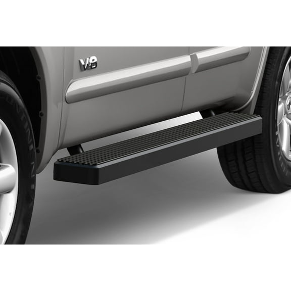 APS Running Boards 5 inches Matte Black Compatible with Nissan Armada 2004-2016 (Nerf Bars Side Steps Side Bars)