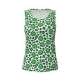 thumbnail image 3 of Picia Leopard print St. Patrick's Day Pattern Women's Workout Tank Top,Breathable Activewear,Slim Fit Athletic Top,Versatile Workout Moisture-wicking top-Large, 3 of 9