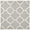 Silver / Ivory, variant on SAFAVIEH Cambridge Justine Geometric Quatrefoil Wool Area Rug, Silver/Ivory, 10' x 14'