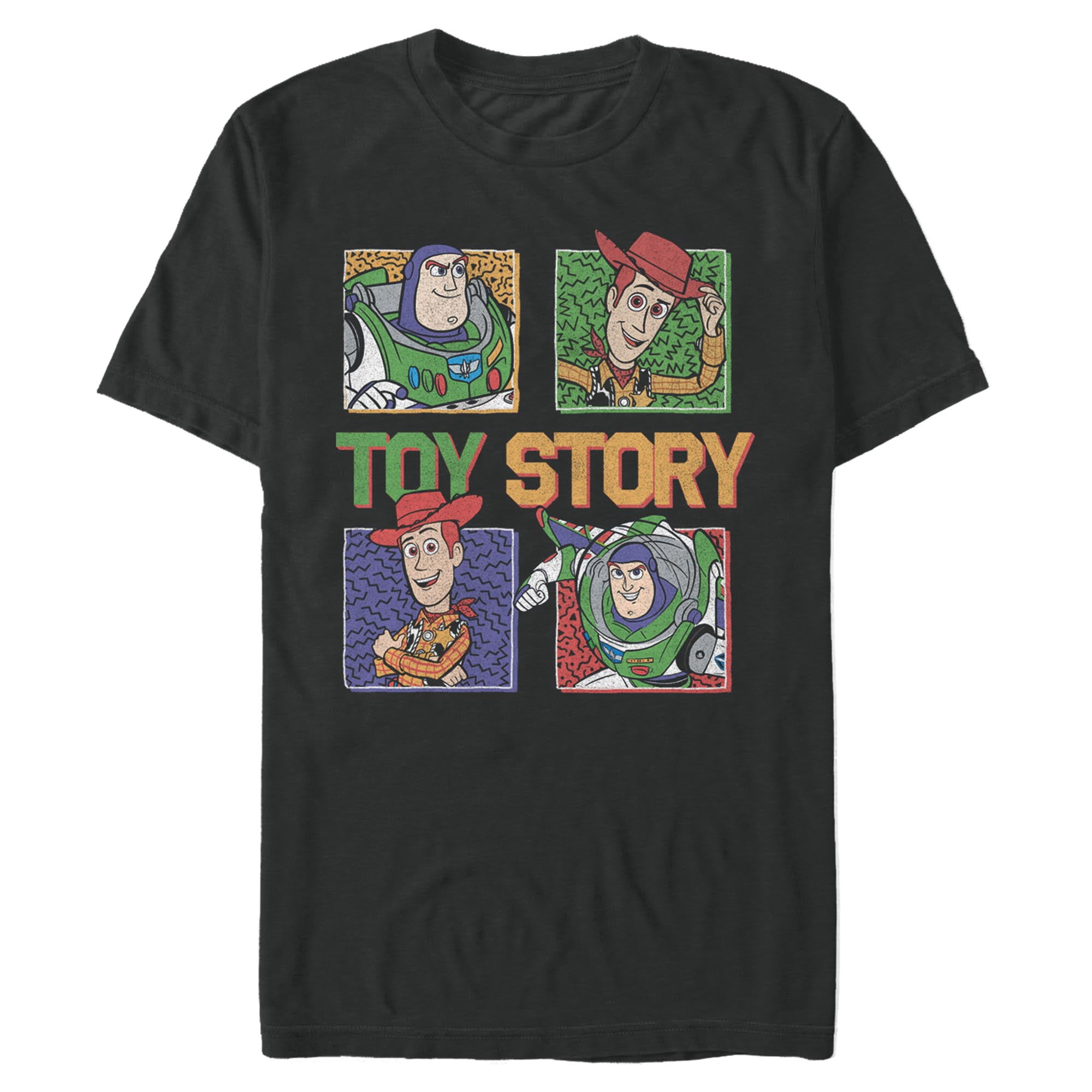 Toy Story Men's Woody Cosplay Graphic Tee and Beanie Set, 2 Piece