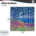 thumbnail image 4 of Stupell Industries Modern Razzle Dazzle Forest Scene Canvas Art, 24 x 24, by Lynn Ericson Fine Art, 4 of 8