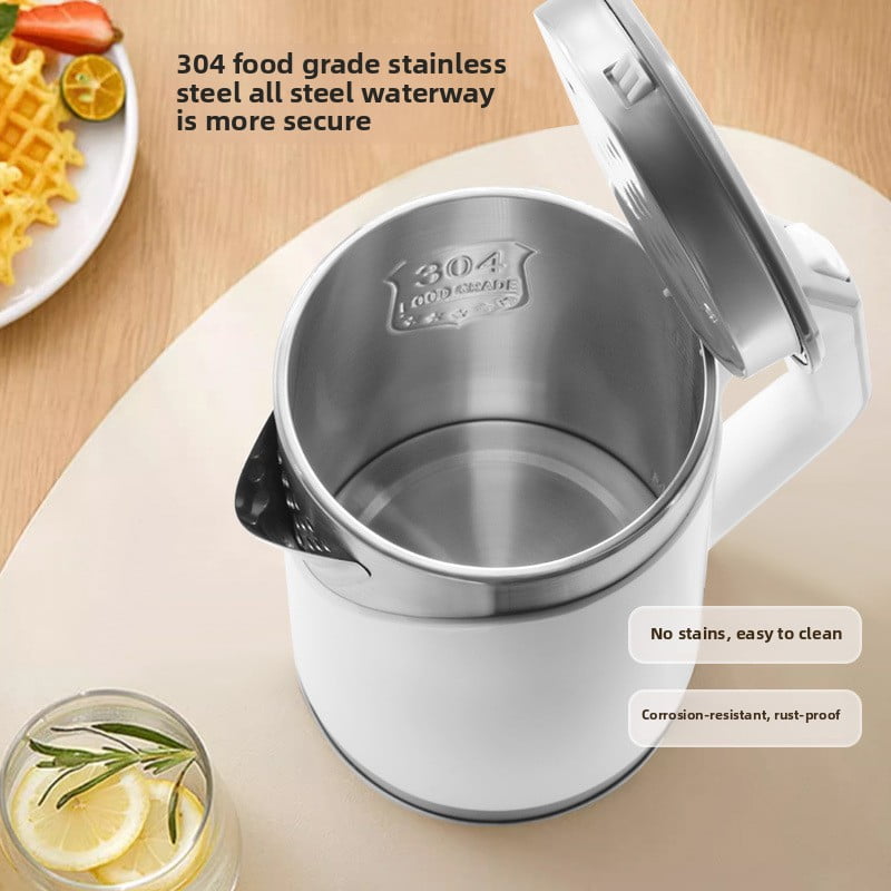 110v electric kettle, 304 stainless steel, 2.0L large capacity, fast heating, double-layer anti-scalding, automatic power-off