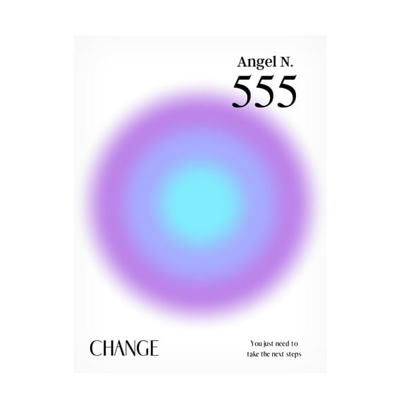 Trademark Fine Art Amelie Angel Number 555 Canvas Wall Art