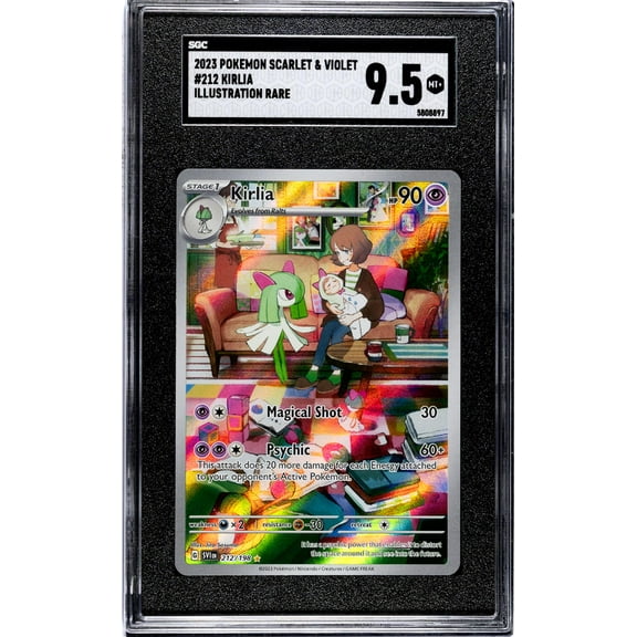 2023 Pokémon Scarlet & Violet Kirlia Illustration Rare #212/198 Holo SGC 9.5