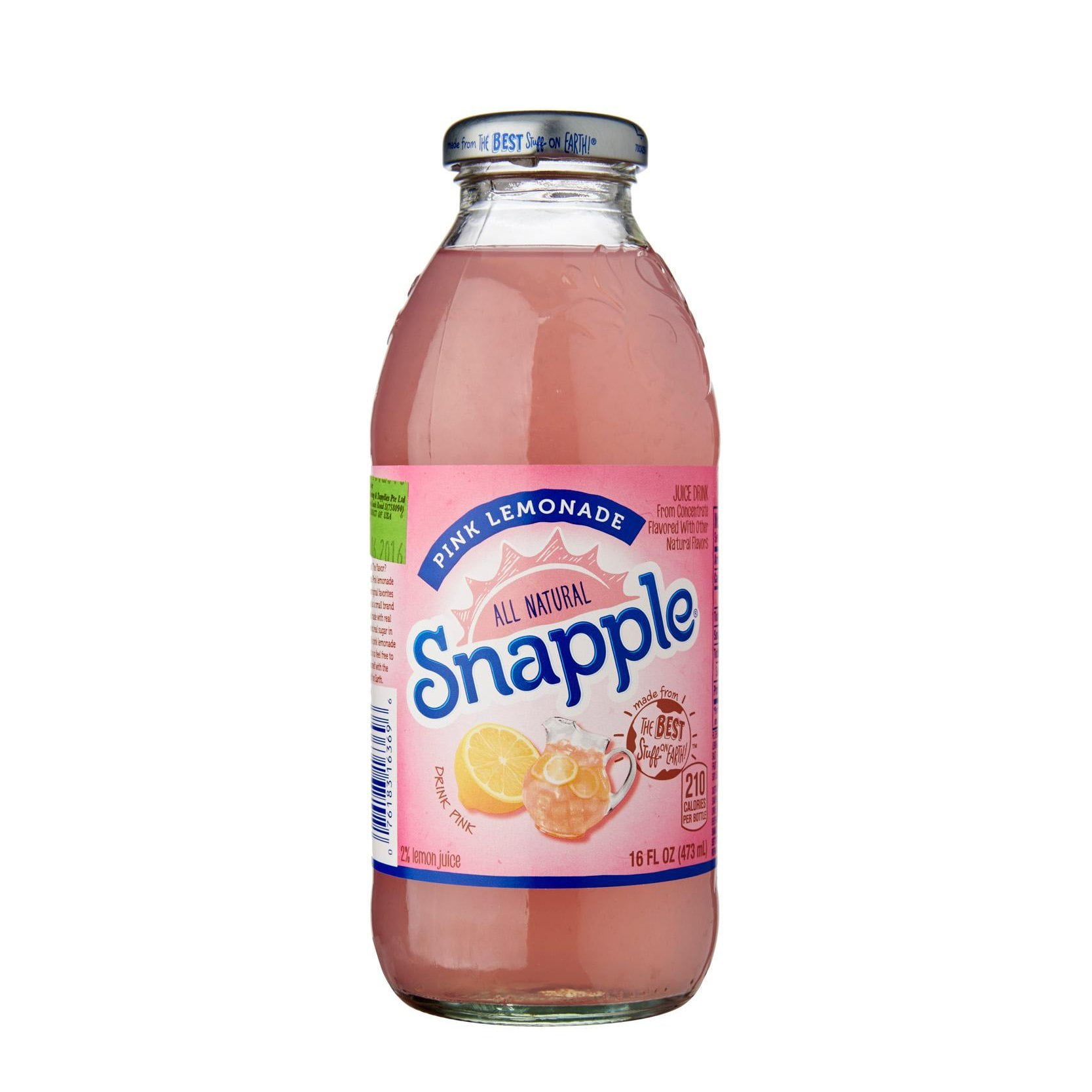Snapple Pink Lemonade Juice Drink 473ml Walmart Canada