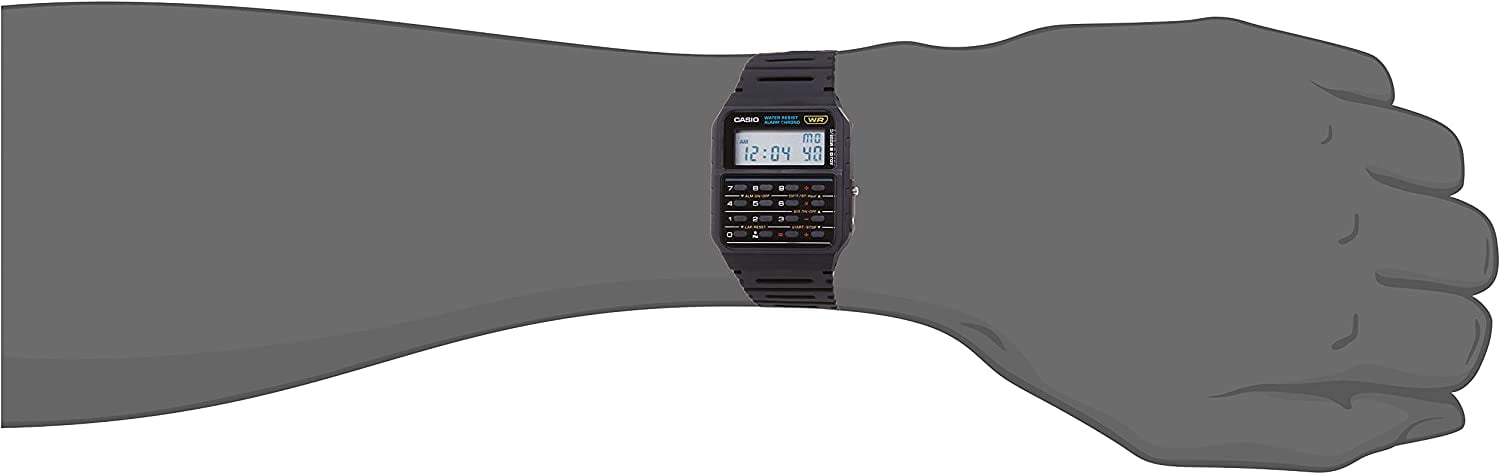Casio Men's Vintage CA53W-1 Calculator Watch