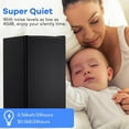 thumbnail image 2 of 3.2 Cu.Ft Mini Fridge with Freezer, Energy Efficient, Whisper-Quiet Operation, Compact Design with Crisper Drawer & Removable Glass Shelves, Ideal for Small Spaces Bedroom, Black, 2 of 7