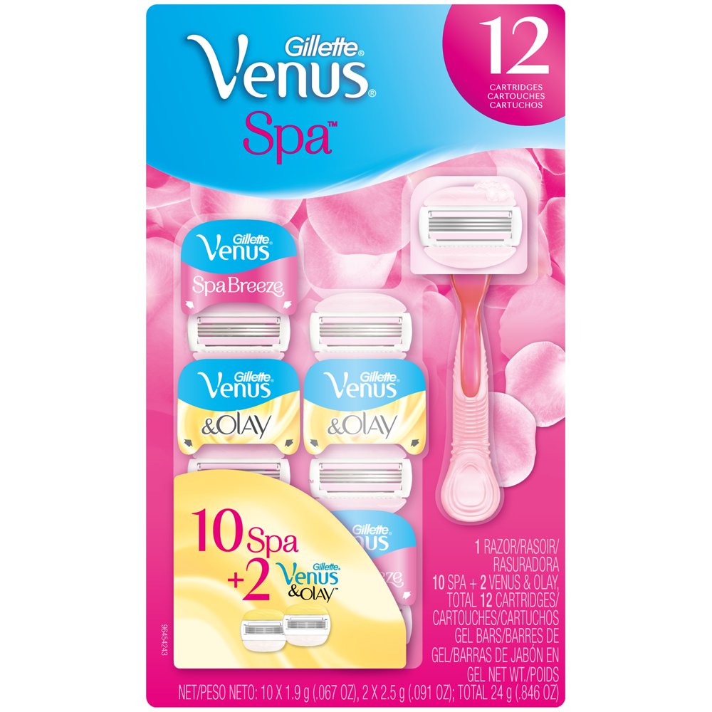 Gillette® Venus® Spa? Shaving Kit 13 pc Carded Pack