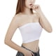 thumbnail image 3 of BRIGHTFUFU Tops de tubo para mujer, sin tirantes, sujetador sin tirantes, color liso, sin mangas, para yoga, deportes (blanco, talla L), 3 of 7