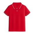thumbnail image 1 of Polos pour Garçons Col Uni Chemises de Mode à Manches Courtes 7-8 Ans, 1 of 4