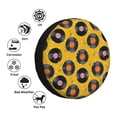 thumbnail image 4 of Saiise Housse de Pneu en Cuir Imperméable Imprimé Disques Vinyles Rétro, Protecteur de Roue Durable pour Jeep Wrangler, RV, SUV, Camion, et Remorques de Voyage-15 Pouces, 4 of 6