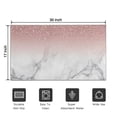 thumbnail image 5 of Pink Glitter White Marble Pattern Door Rugs,Washable Non Slip Door Mats Indoor,Decorative Door Mats,Entry Mat Indoor for Entrance,Bedroom,Kitchen,Bathroom,17"x30", 5 of 6