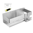 thumbnail image 2 of Punch-Free Shower Shelf 304 Stainless Steel Kitchen Storage Rack Wall-Mounted Bathroom Holder Wall-Mounted Kitchen Organizer Draining Bracket for Home Bathroom Kitchen, 2 of 10