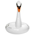 thumbnail image 3 of CocoNut Float: Majestic White Swan Pool Ring - 48"x43" Inflatable, Jumbo Round Water Raft, Anti-Leak, Durable, Party, 3 of 7