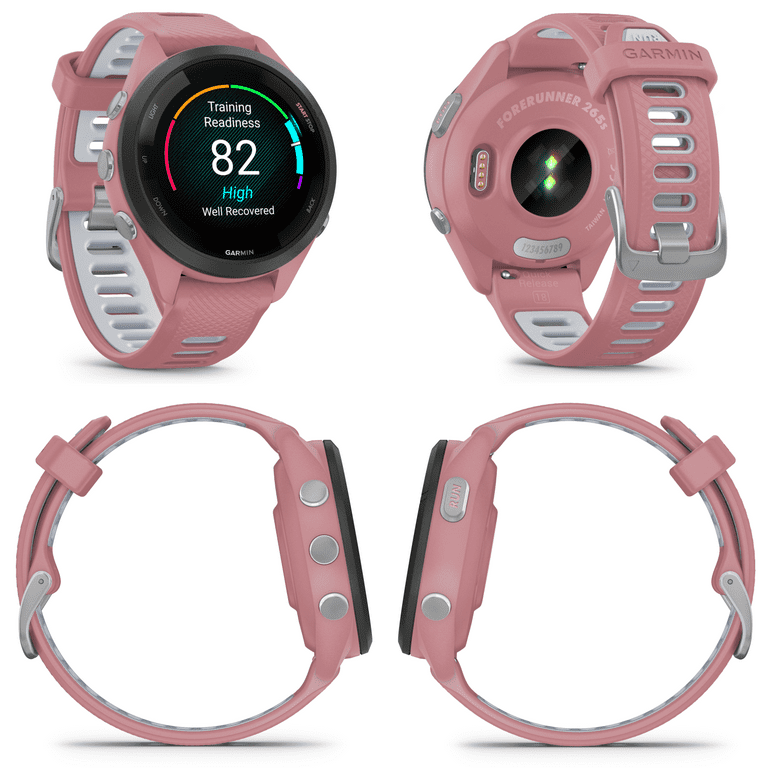 Garmin Forerunner 265S Music GPS Running Smartwatch, Pink Garmin Forerunner 265S Music GPS Running Smartwatch, Pink