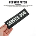 thumbnail image 2 of LNGOOR  2 Pcs Pet Reflective Dog Patch Service Tags Vest Stickers Patches Harness Small, 2 of 6