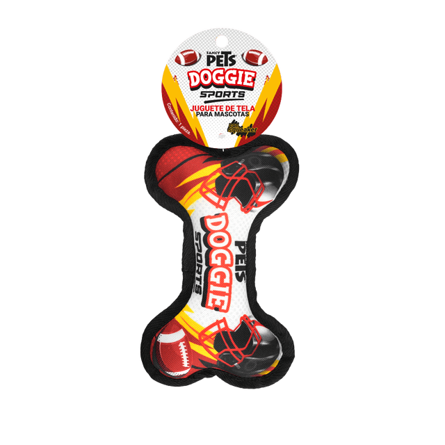 Juguete HUESO de tela Fancy Pets football