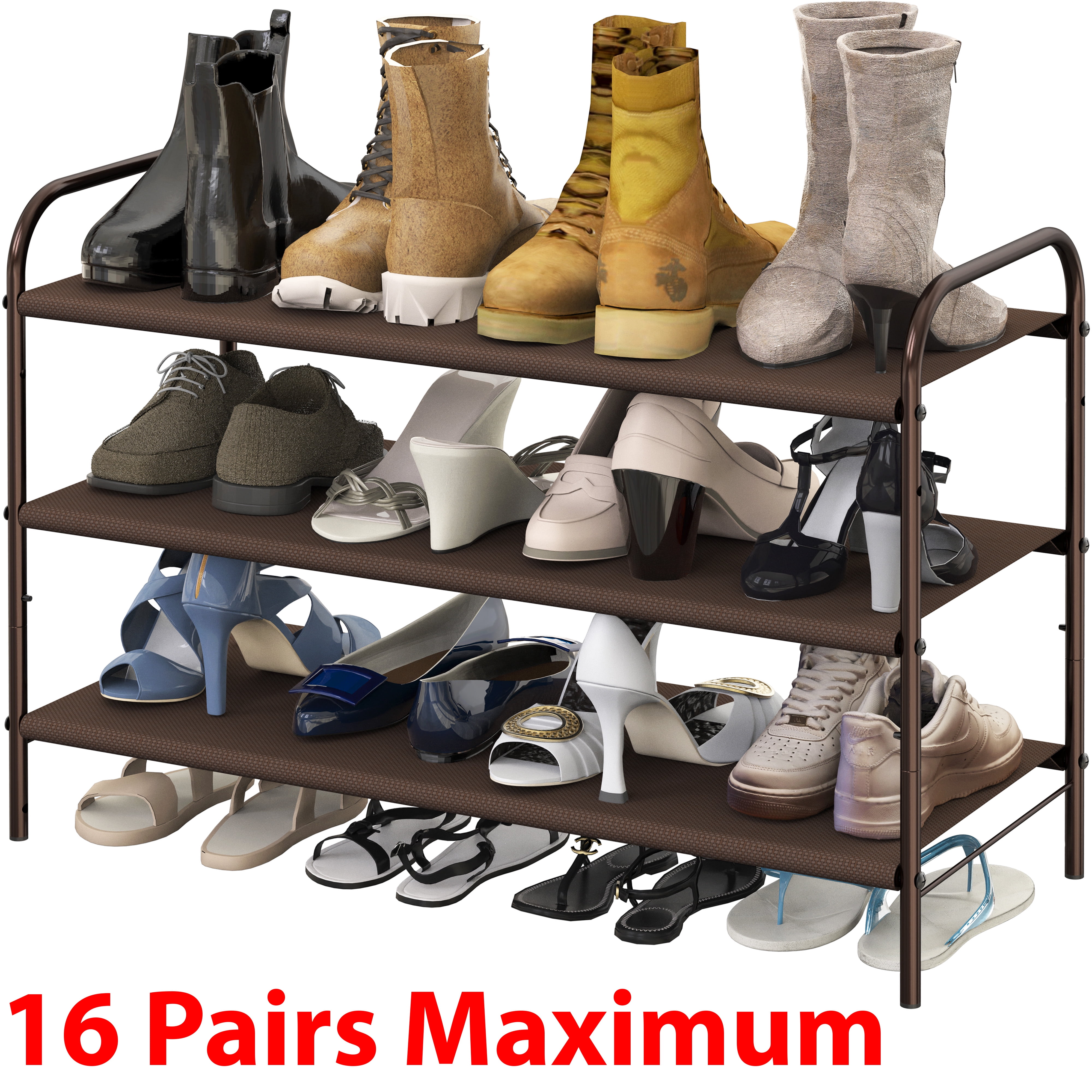 Tingting1992 Shoe Organizer Shoe Rack, 3/4/5-Tier Shoe Storage