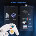 thumbnail image 2 of LUXMO 2Pack Gamecube Controller, Wired Gaming Gamepad Controller for GameCube Video Game Console 1.8m/5.9ft, 2 of 7