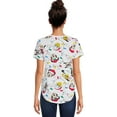thumbnail image 3 of Disney Mickey and Friends Women's Juniors Short Sleeve Christmas Graphic Tee, 3 of 5