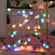 thumbnail image 4 of Guirnalda de luces LED de 19,6 pies con 40 luces LED, funciona con pilas, decoración para fiestas, bodas y jardines, 4 of 5
