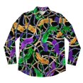 thumbnail image 5 of Womens Summer Tops Satin Blouses for Women Button Down Shirts Long Sleeve Tops, 5 of 5