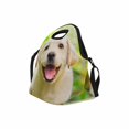 thumbnail image 2 of SUNENAT Neoprene Lunch Tote Bag Funny Labrador Retriever Puppy Dog Large Neoprene Food Container Gourmet Tote Cooler with Shoulder Strap for Women Men, 2 of 5