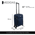 thumbnail image 2 of Maleta De Viaje 19 Pulgadas Jony De Tela Ligera Carry On 10 Kg Con Candado Númerico, 2 of 5