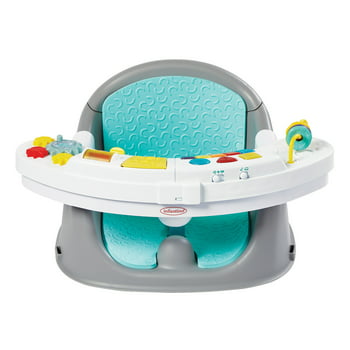 Infantino Music & Lights 3-in-1 Discovery Seat and Booster for Babies and Toddlers, Teal