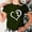 Army Green, variant on Valentine's Day Womens Graphic Tees Love Heart Printed Womens T Shirts Womens Work Tops Girls Short Sleeve Out Blouse Letter Print Gift Shirt T-Shirt Tops
