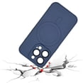 thumbnail image 3 of Case for iPhone 13, Compatible with Magnetic Wireless Chargers, TPU+PC Material, with Lens Protector, Shockproof Protective Lightweight Ultra Slim Back Case for iPhone 13, Darkgreen, 3 of 11