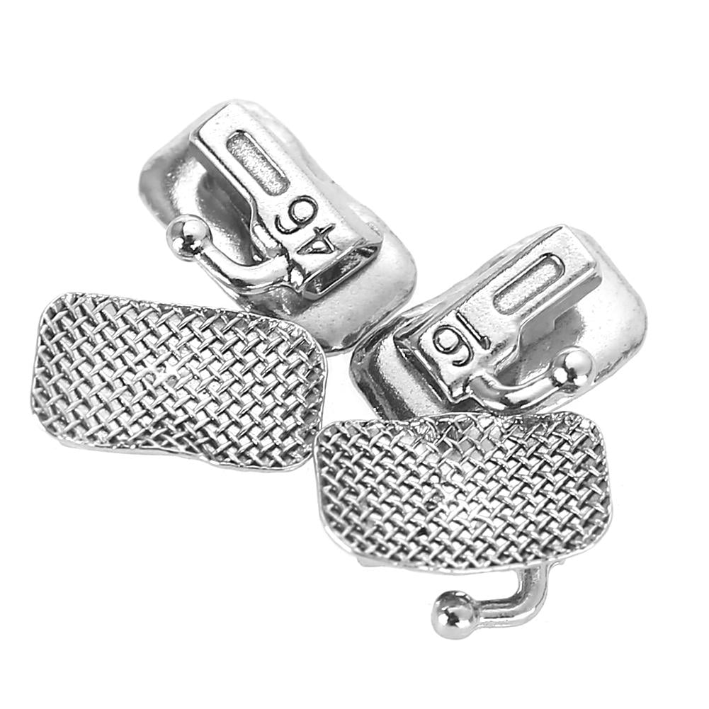 LYUMO 4Pcs/set Dental Orthodontic Tube 1st Molar Buccal Tube Bondable Nonconvertible Roth 022