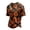 A018-Saffron, variant on Halloween Shirts for Men Pumpkin Ghost Funny Graphic Print Halloween Tshirts Plus Size Short Sleeve Halloween Costume