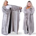 thumbnail image 1 of Manta portátil Super Blanky gris claro para mujeres y hombres, 1 of 8