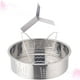 thumbnail image 4 of 1 juego de vaporizador sanitario de acero inoxidable Parrilla de vaporización ecológica de doble asa para cocina eléctrica （21.1cm Vaporizador completo + separador 304, plata,, 4 of 6