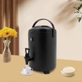 thumbnail image 6 of 8L Insulated Beverage Dispenser - 12H Hot/Cold Retention, Stainless Steel w/Resin Faucet (Black), 6 of 30
