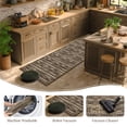 thumbnail image 4 of Bsicpro Kitchen Rugs and Mats 2 Pieces, Non Skid Anti Fatigue Absorbent Runner Rugs for Sink,coffee,20"*32"+22"+59", 4 of 5