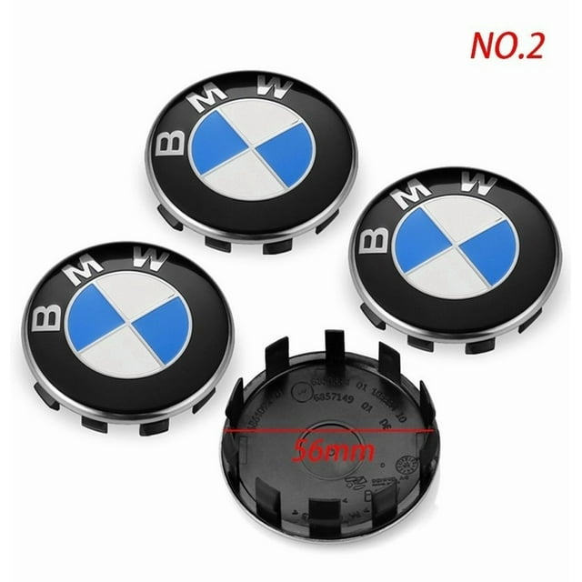 4 Pcs Capuchons de Moyeu Central de Roue de Voiture pour Bmw X3