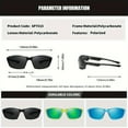 thumbnail image 4 of RoyalHot Unisex Full Frame New Sports Sunglasses Vintage Polarized Sunglasses UV400, 4 of 6