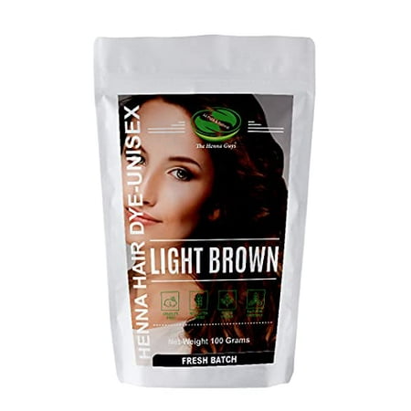 1 Pack Light Brown Henna Hair & Beard Dye / Color - The Henna Guys