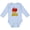 AE-Light Blue, variant on Inktastic Dad is My Hero Boys or Girls Long Sleeve Baby Bodysuit