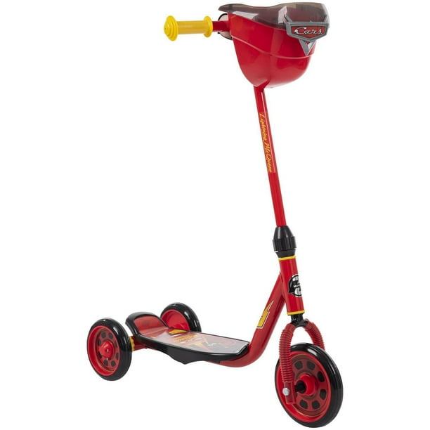 Disney Cars 3-Wheel Preschool Boys' Scooter, Red, by Huffy