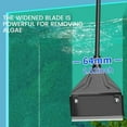 thumbnail image 6 of 3-in-1 Aquarium Scraper with Carbon Steel Blade & Cleaning Brush for Fish Tank Walls, Glass Pipes & Tight Corners, Ergonomic Adjustable Handle for Easy Algae(Multicolor),Ccwuwei, 6 of 7