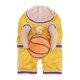 thumbnail image 1 of Ropa De Baloncesto Para Perros Billuyoard Cómoda Y Duradera Amarillo L, 1 of 6