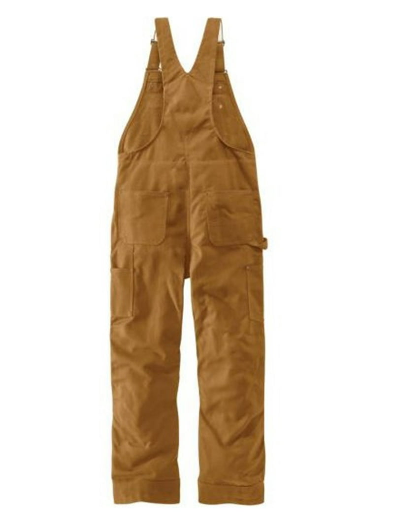 Carhartt Men's Loose Fit Firm Duck Insulated Work Bib Overalls