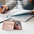 thumbnail image 5 of Crossbody Wallet Phone Cases for iPhone 14 Plus, iPhone 14 Plus(6.7 inches) Wallet Phone Case, Premium Leather Phone Case for iPhone 14 Plus(6.7 inches) - Rose Gold, 5 of 14